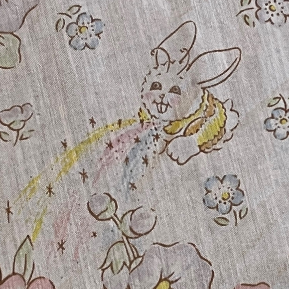 Vintage Kid's Cabbage Patch Complete Twin Sheet Set Circa 1983 - Picture 9 of 10